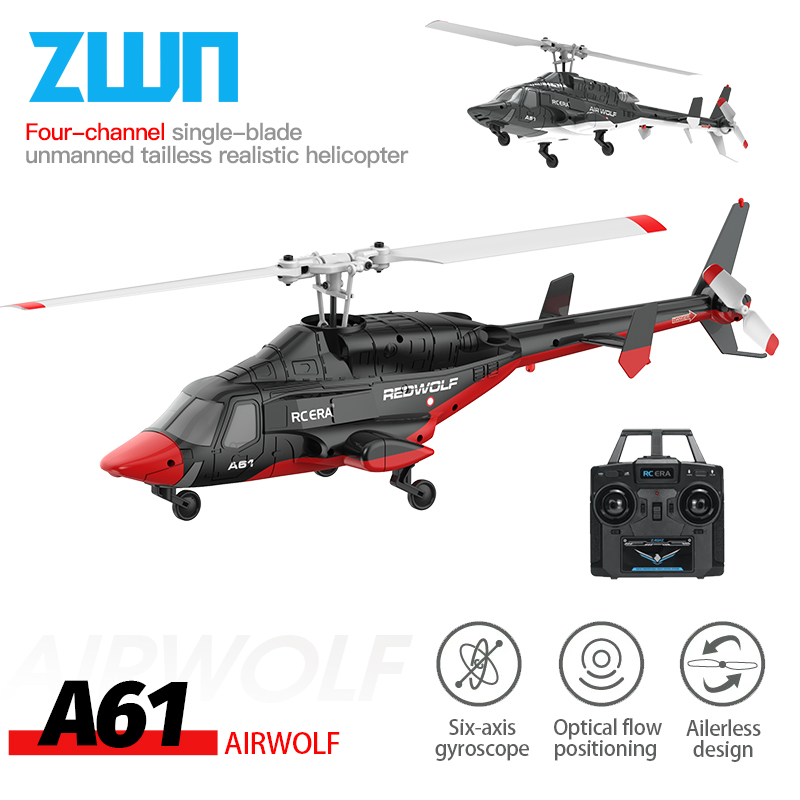 Rc Helicopter Large - A61 RC hélicoptère 2.4G 6-Aixs Gyroscope