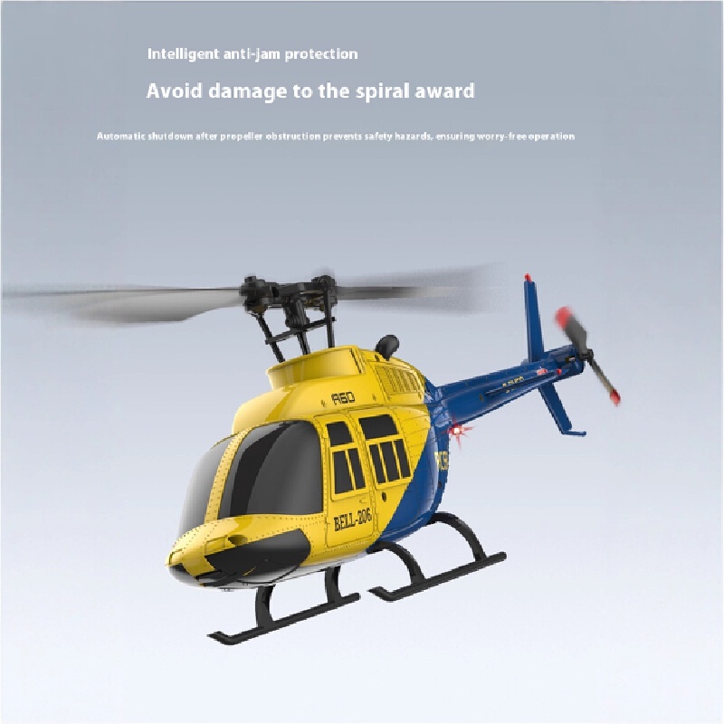 Rc Helicopter Single Rotor - A60 1/42 échelle quatre canaux rotor