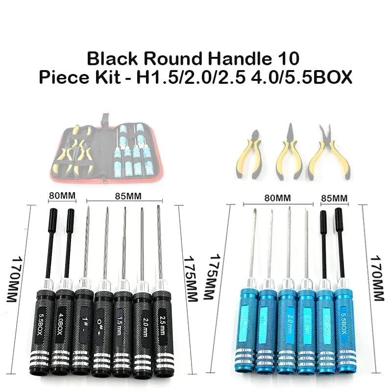 Rc Helicopter Tool Kit - Kit d'outils de réparation manuels hexagonaux