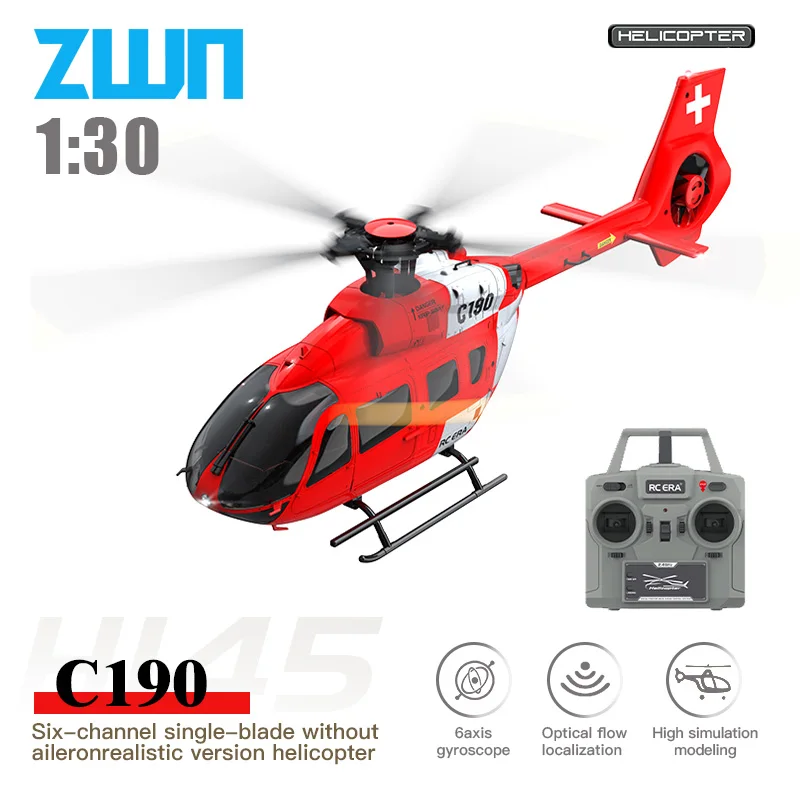 Rc Helicopter Large - C190 RC hélicoptère 2.4G 6-Aixs Gyroscope