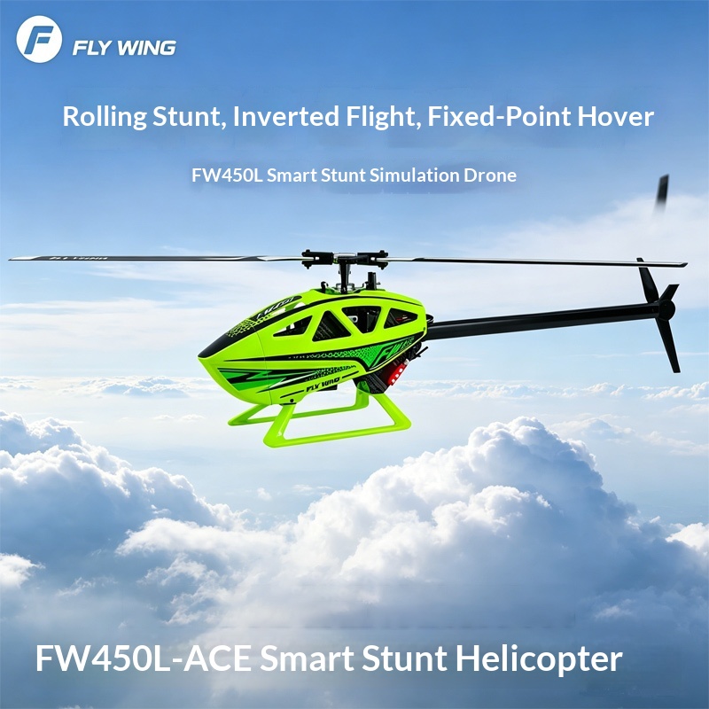Rc Helicopter Single Rotor - Hélicoptère RC GPS Fly Wing FW450L