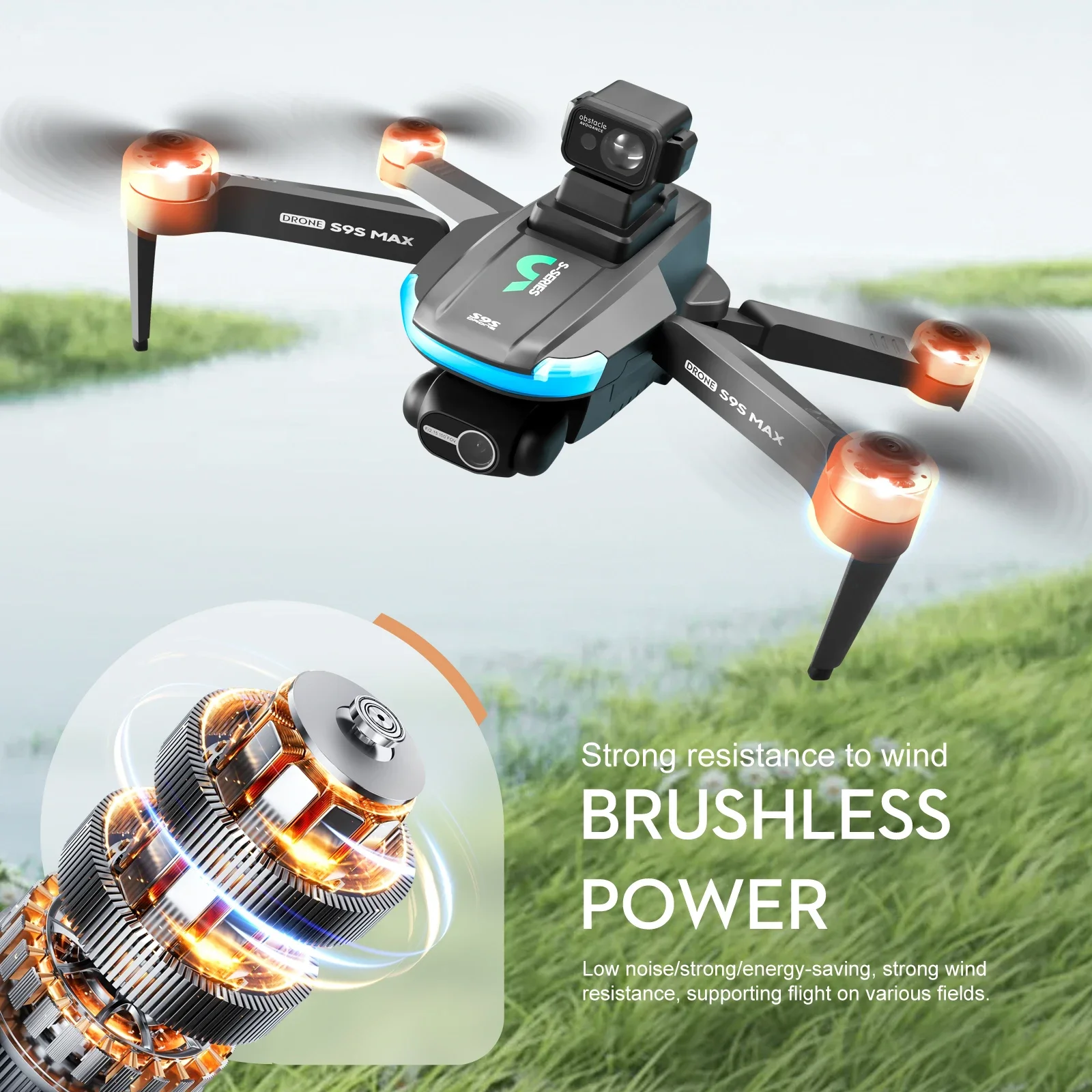 Nouveau S9S MAX MINI Drone 4K  - Rc Helicopter Mini avis et prix