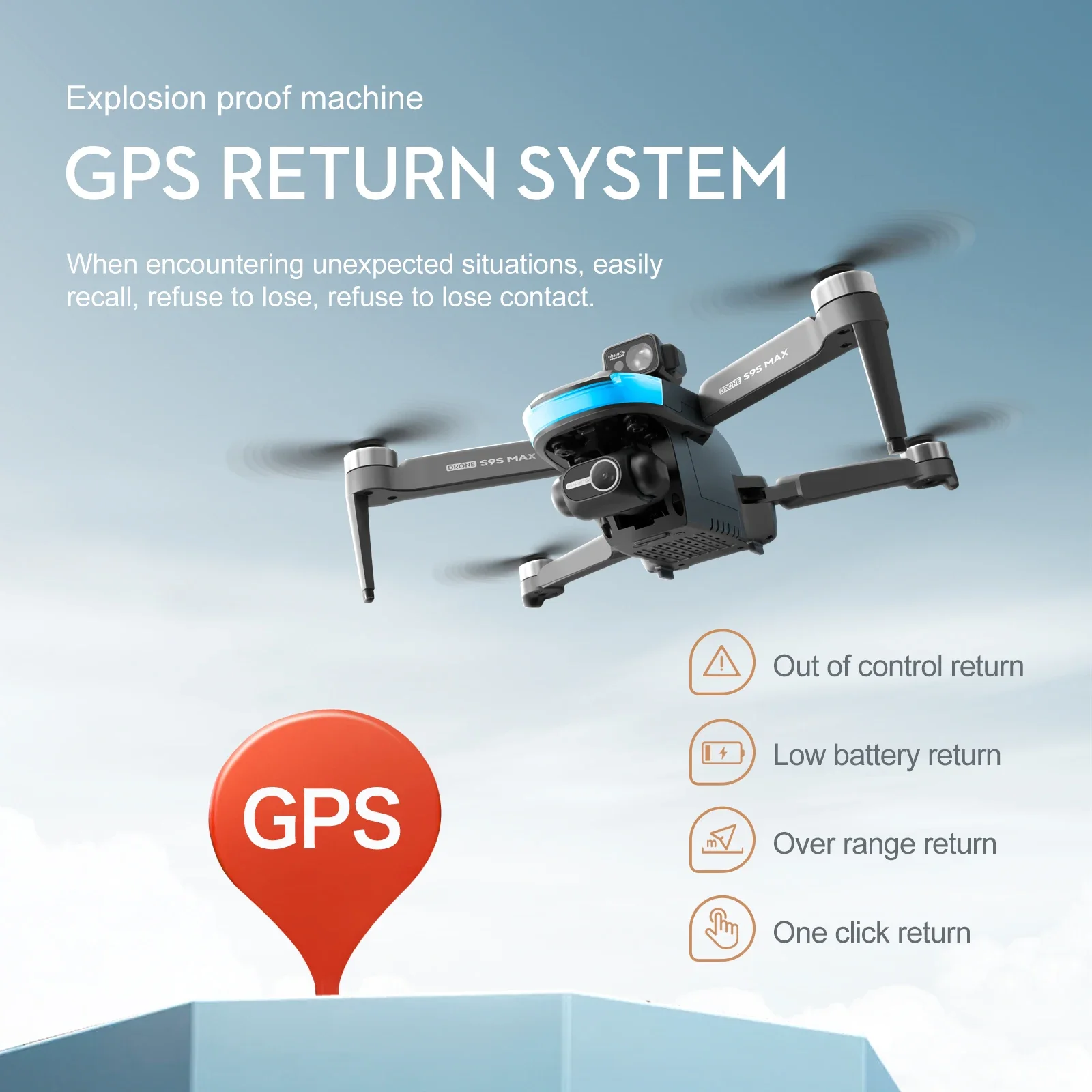 Nouveau S9S MAX MINI Drone 4K  - Rc Helicopter Mini avis et prix