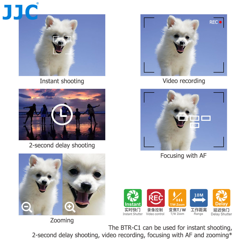 JJC BR-E1 télécommande Bluetoo - Canon Camera Eos R8 avis et prix