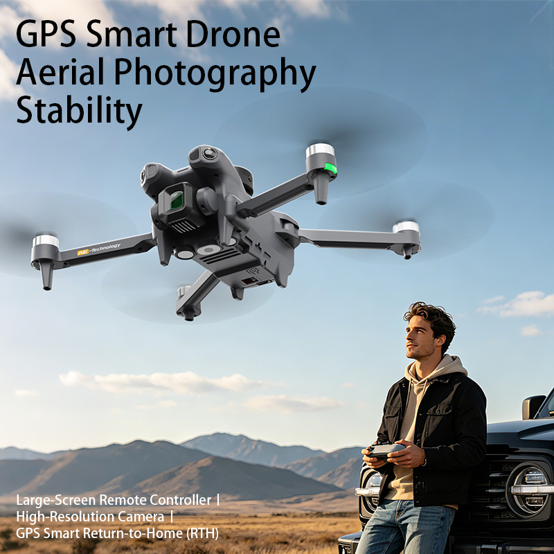 Drone RC pliable AE51 GPS avec - Rc Helicopter Large avis et prix